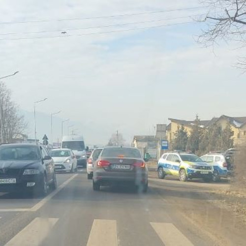 Accident rutier la ieșirea din Sânpetru