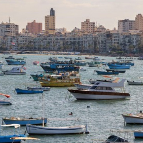 Alexandria, orașul istoric din Egipt, se prăbușește în mare