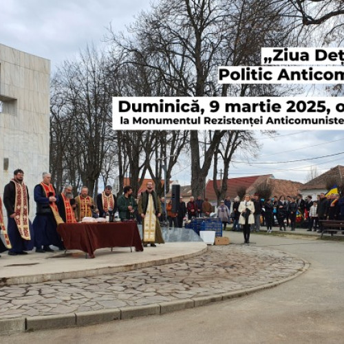 Ceremonie de omagiu la Monumentul Rezistenței Anticomuniste din Făgăraș