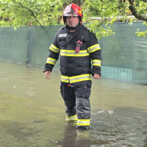 Continuarea intervențiilor ISU Brașov din cauza vremii severe