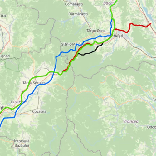 Autostrada A13 Brașov-Bacău: traseu deviat cu 10 kilometri, tunel lung de 500m pe sub dealul Lempeș și ecoducte pentru trecerea animalelor sălbatice