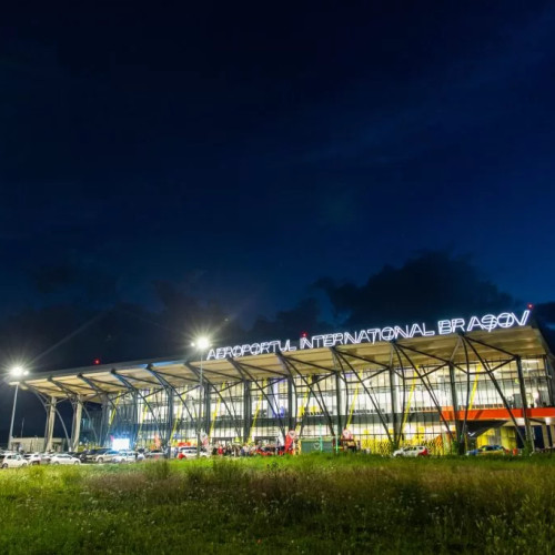 5.432 de panouri fotovoltaice vor da curent Aeroportului Internațional Brașov. Investiția va depăși 5 milioane de euro