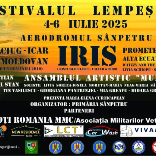 „Festivalul Lempeșului”, săptămâna viitoare, la Sânpetru. Concerte, paradă moto, zboruri cu planorul