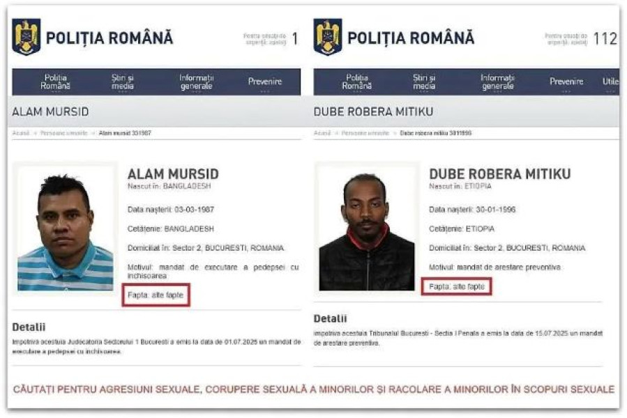 Poliția dezminte acuzațiile despre ascunderea infracțiunilor comise de migranți